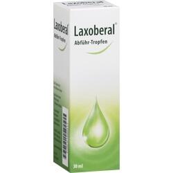 Eine Verpackung von Abführtropfen namens "Laxoberal".